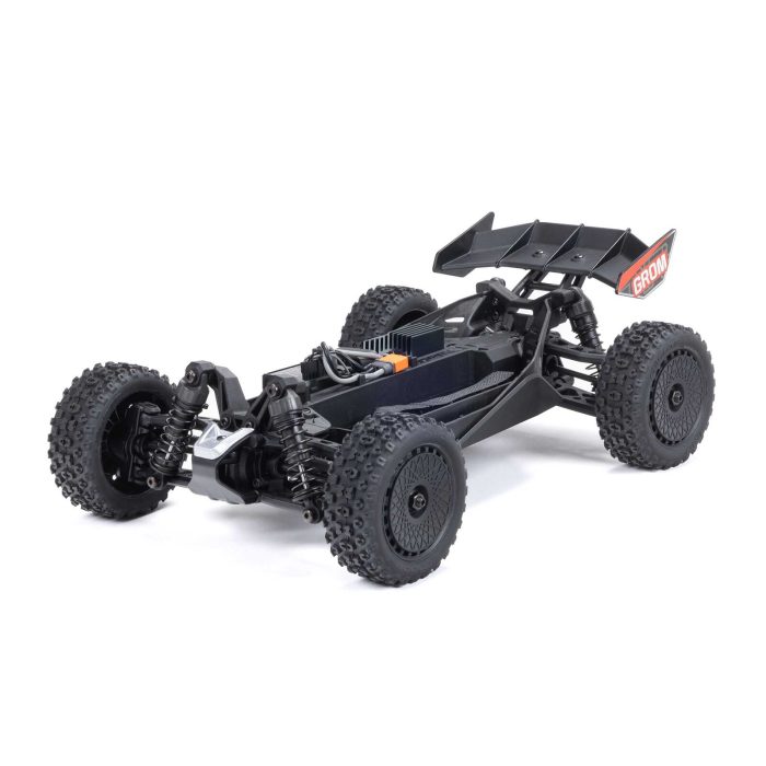 ARRMA TYPHON GROM MEGA 380 Brushed 4X4 Small Scale Buggy RTR with Battery & Charger, Blue/Silver - Image 13