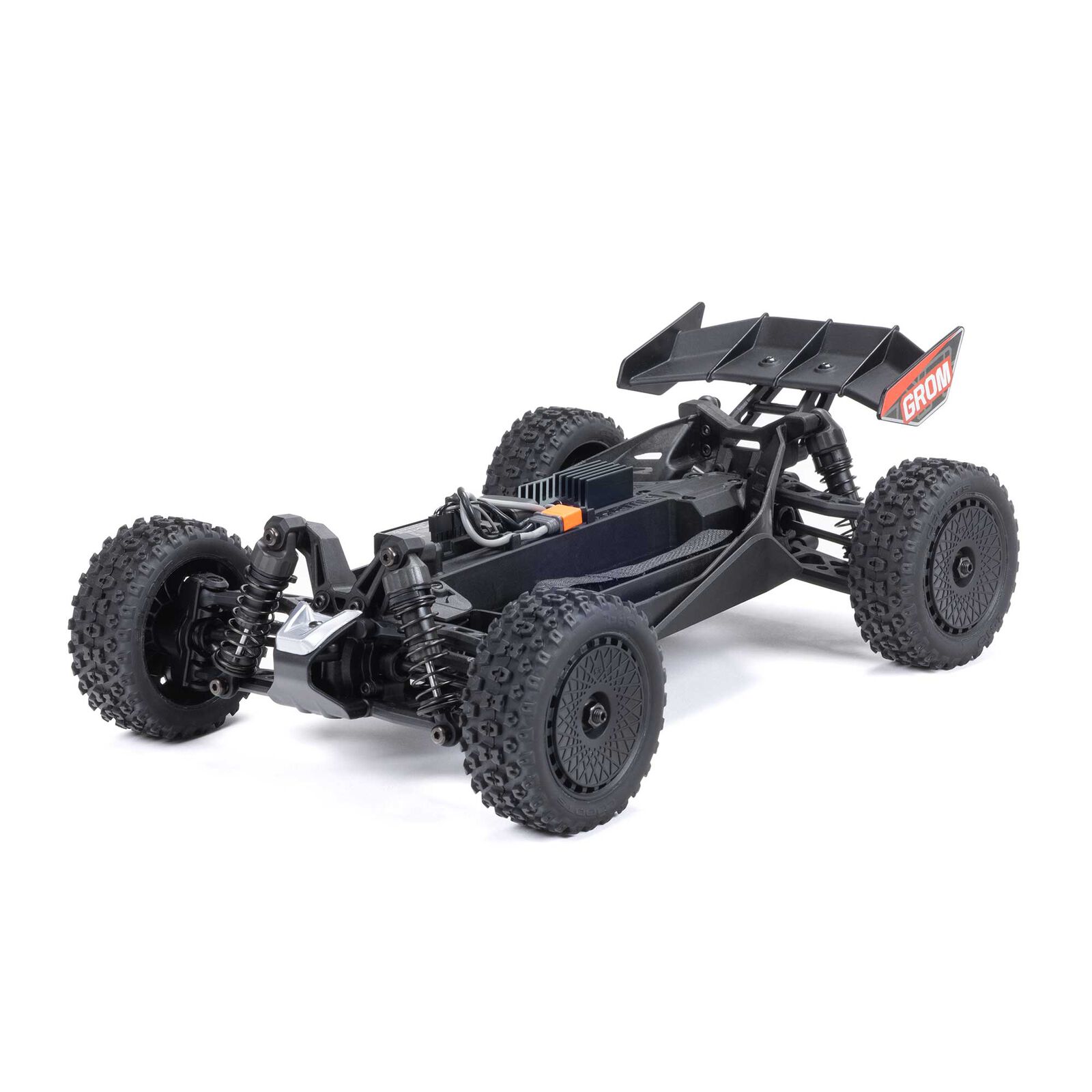 ARRMA TYPHON GROM MEGA 380 Brushed 4X4 Small Scale Buggy RTR with Battery & Charger, Blue/Silver - Image 13