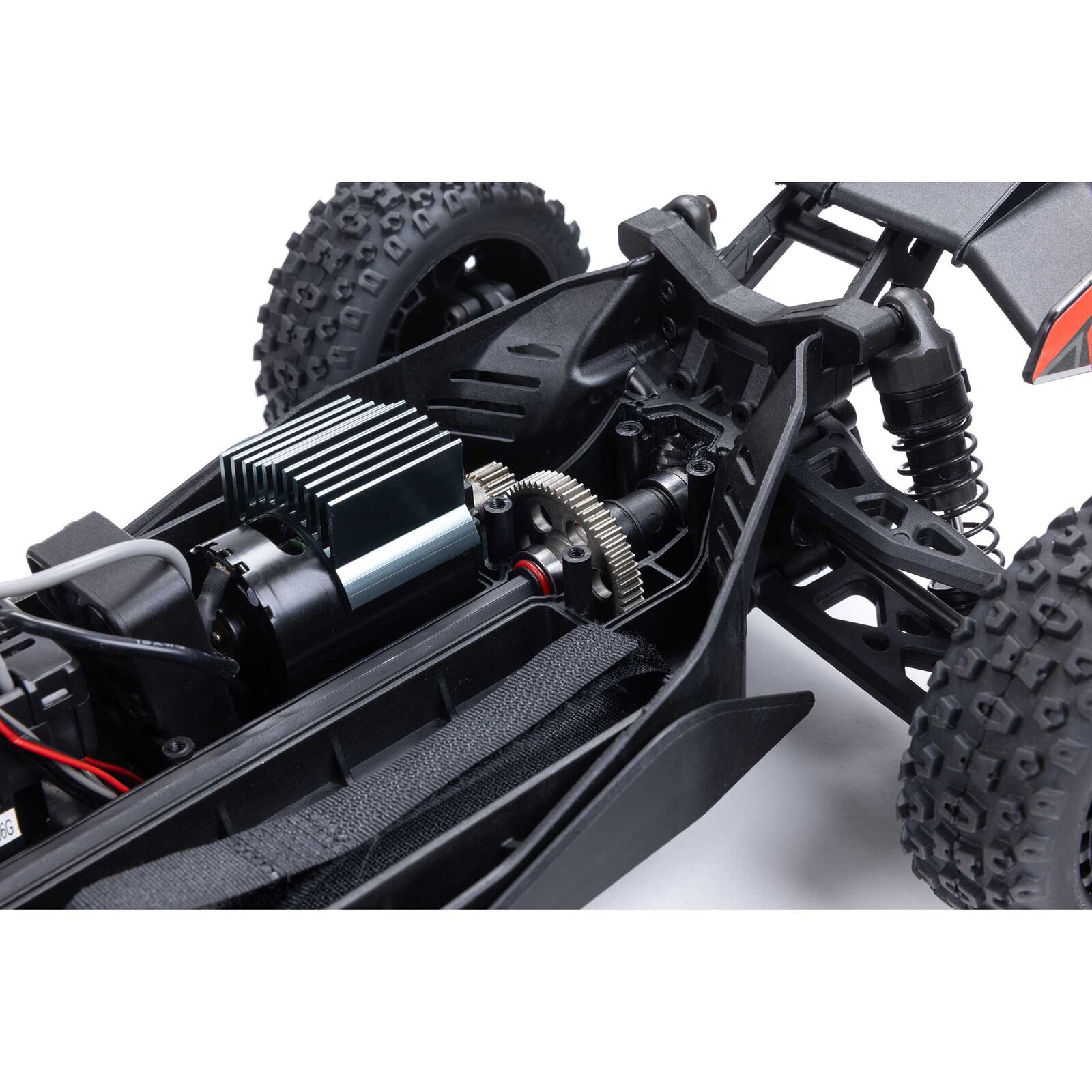 ARRMA TYPHON GROM MEGA 380 Brushed 4X4 Small Scale Buggy RTR with Battery & Charger, Blue/Silver - Image 14