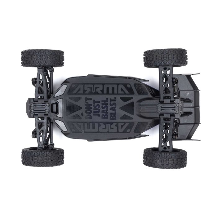 ARRMA TYPHON GROM MEGA 380 Brushed 4X4 Small Scale Buggy RTR with Battery & Charger, Blue/Silver - Image 11