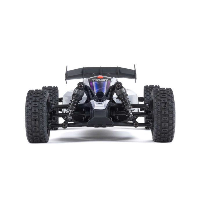 ARRMA TYPHON GROM MEGA 380 Brushed 4X4 Small Scale Buggy RTR with Battery & Charger, Blue/Silver - Image 6