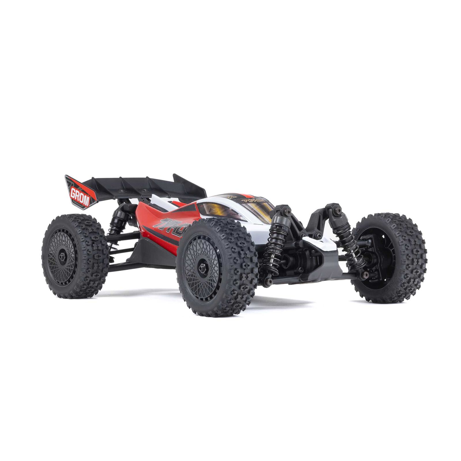 ARRMA TYPHON GROM MEGA 380 Brushed 4X4 Small Scale Buggy RTR with Battery & Charger, Red/White - Image 20