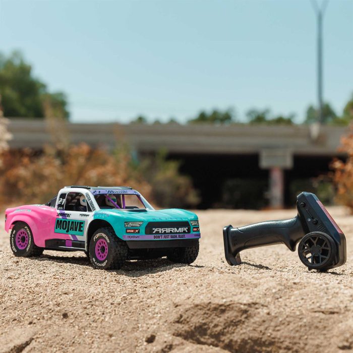 ARRMA 1/16 MOJAVE GROM 223S DSC 4X4 RTR Brushless Desert Truck, Teal ARA2304ST1 - Image 5