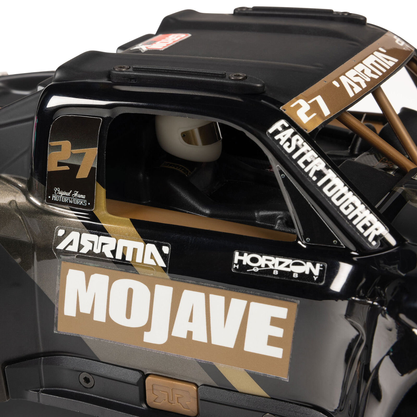 ARRMA 1/16 MOJAVE GROM 223S DSC 4X4 RTR Brushless Desert Truck, Black (without battery-charger) - Image 13