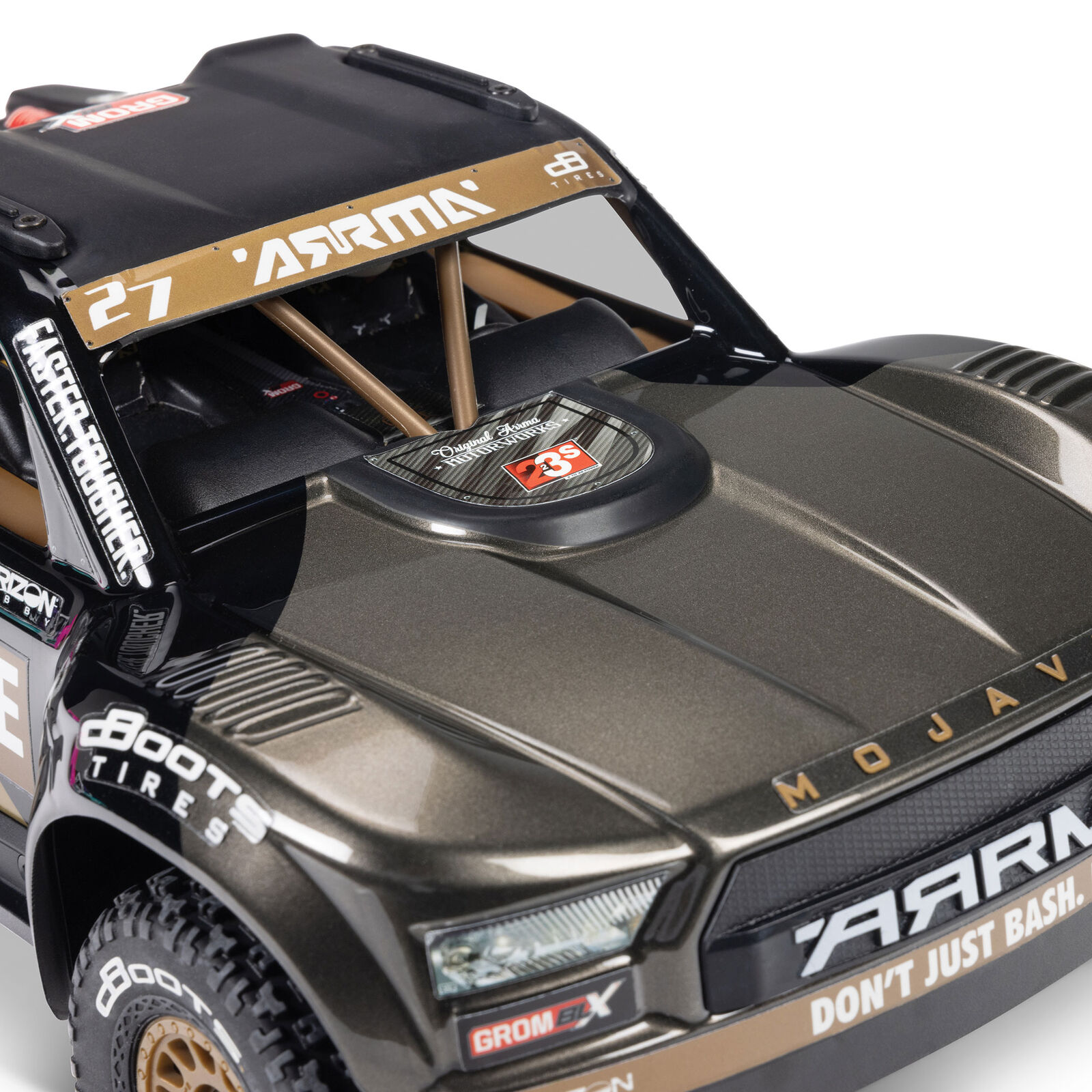 ARRMA 1/16 MOJAVE GROM 223S DSC 4X4 RTR Brushless Desert Truck, Black (without battery-charger) - Image 15