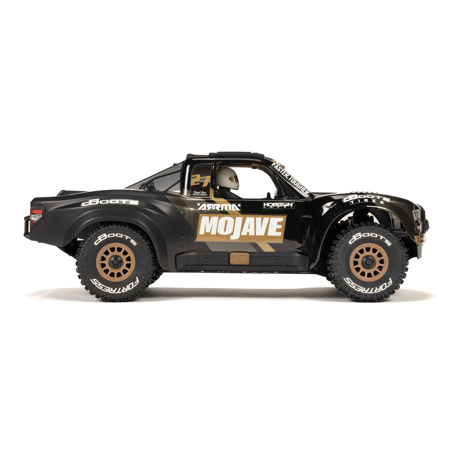 ARRMA 1/16 MOJAVE GROM 223S DSC 4X4 RTR Brushless Desert Truck, Black (without battery-charger) - Image 7