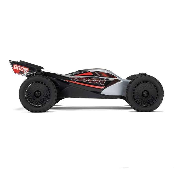 ARRMA 1/14 TYPHON GROM 223S DSC 4X4 RTR Brushless Buggy, Silver (without battery-charger) - Image 3