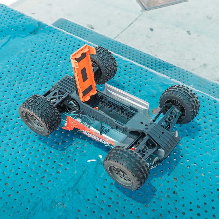 ARRMA 1/10 VORTEKS 2WD RTR Brushed Stadium Truck (Battery & Charger Included), Orange - Image 8