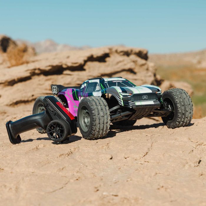 ARRMA 1/10 VORTEKS 2WD RTR Brushed Stadium Truck (Battery & Charger Included), Purple - Image 19
