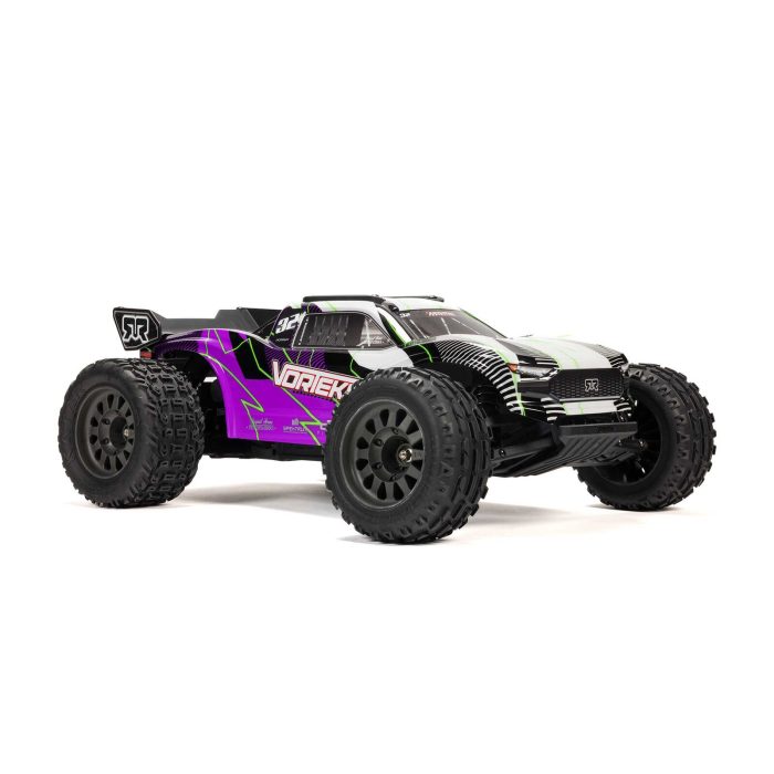 ARRMA 1/10 VORTEKS 2WD RTR Brushed Stadium Truck (Battery & Charger Included), Purple - Image 11