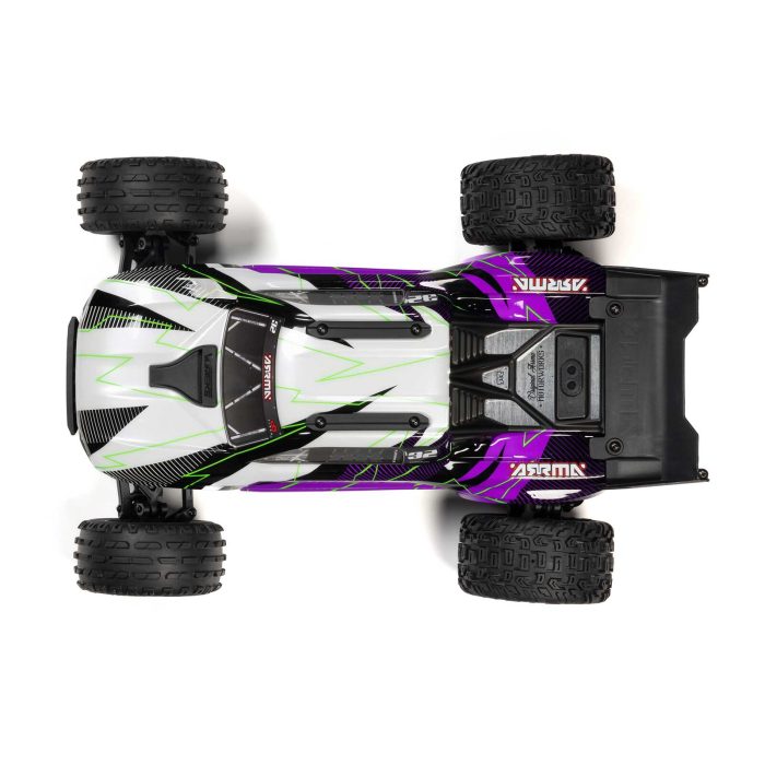 ARRMA 1/10 VORTEKS 2WD RTR Brushed Stadium Truck (Battery & Charger Included), Purple - Image 16