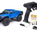 AXIAL 1/24 SCX24 Base Camp 4X4 RTR Brushed Rock Crawler (Battery & Charger Included), Blue