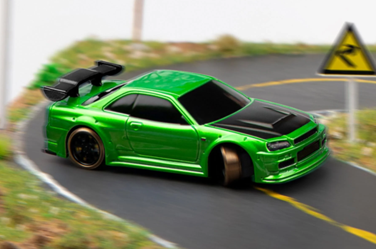 Turbo Racing 1/76 C64 DRIFT RC Car RTR (Metallic green) - Image 4