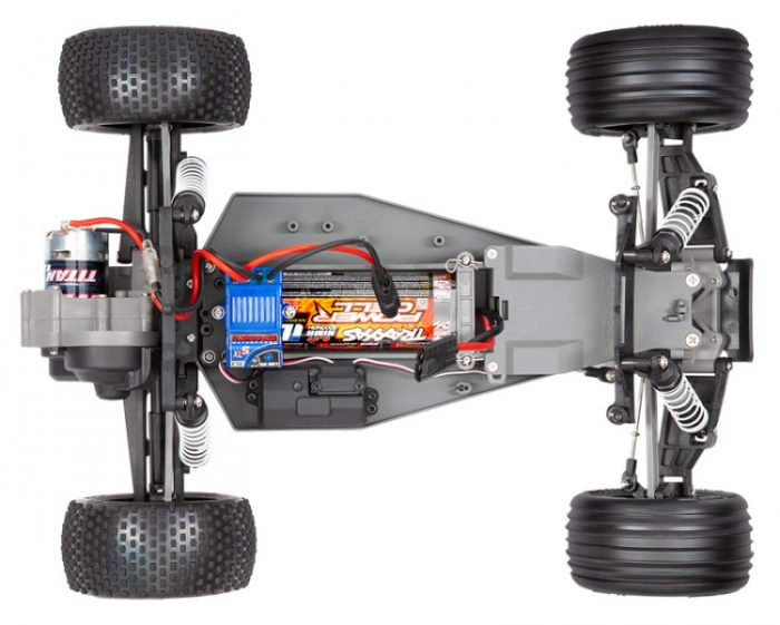 TRAXXAS Rustler 2WD 1/10 RTR TQ Blue USB - With Battery/Charger - Image 4