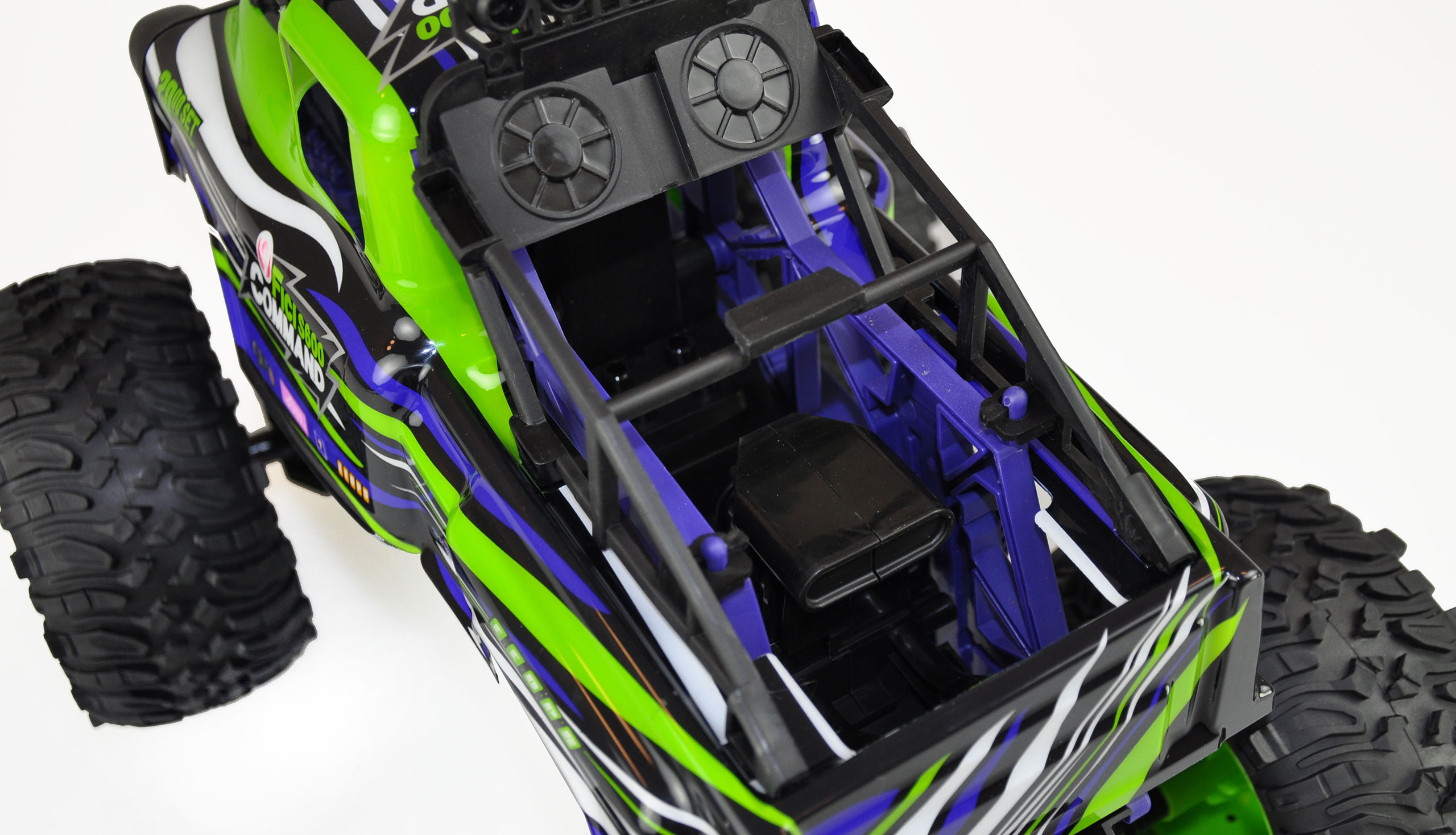 AMEWI GREEN COMMAND BIG MONSTERTRUCK 1:10, RTR 22476 - Image 4
