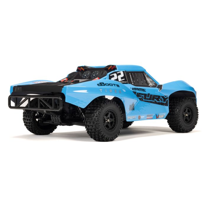 ARRMA 1/10 FURY 2WD RTR Brushed Short Course Truck (Battery & Charger Included), Blue - Image 15