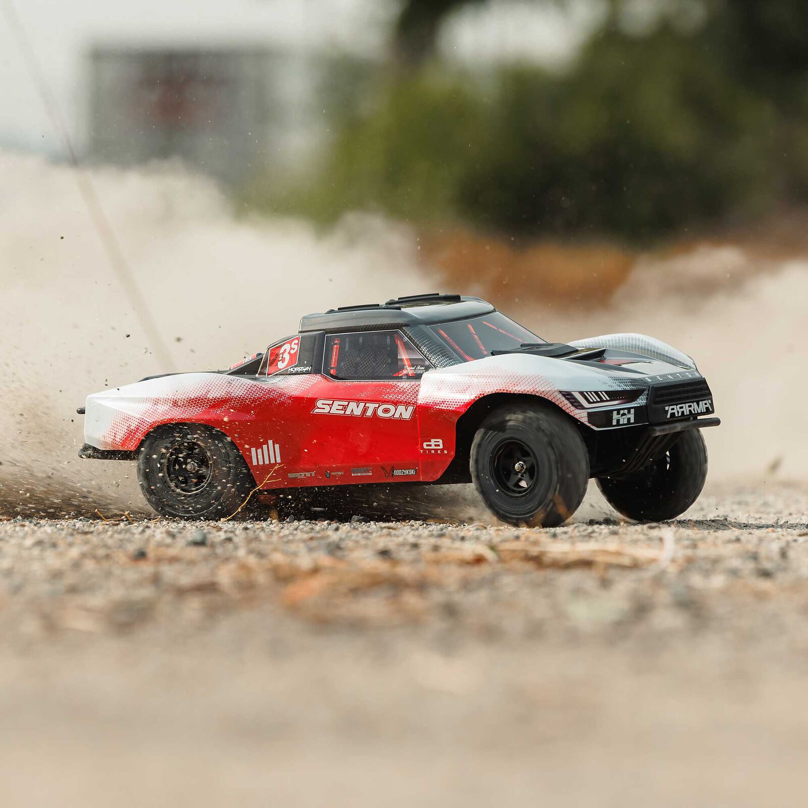 ARRMA 1/10 SENTON 223S DSC 4X4 RTR Brushless Short Course Truck, Red (without Battery - Charger) - Image 10