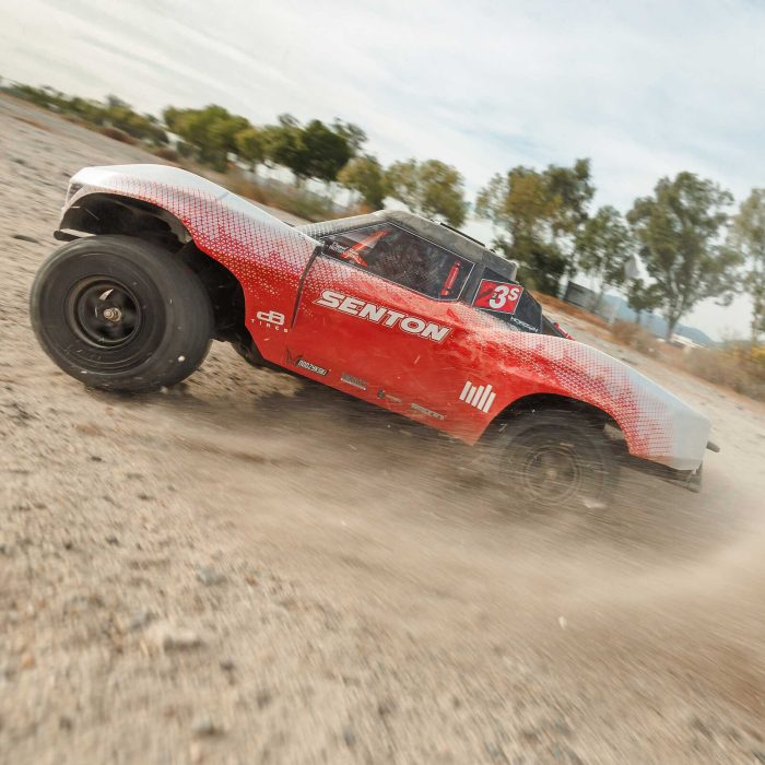 ARRMA 1/10 SENTON 223S DSC 4X4 RTR Brushless Short Course Truck, Red (without Battery - Charger) - Image 12