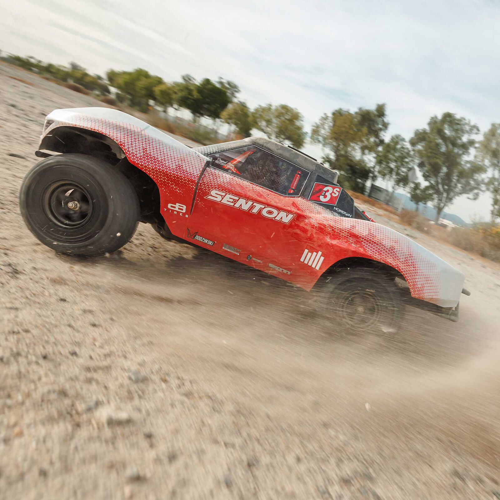 ARRMA 1/10 SENTON 223S DSC 4X4 RTR Brushless Short Course Truck, Red (without Battery - Charger) - Image 12