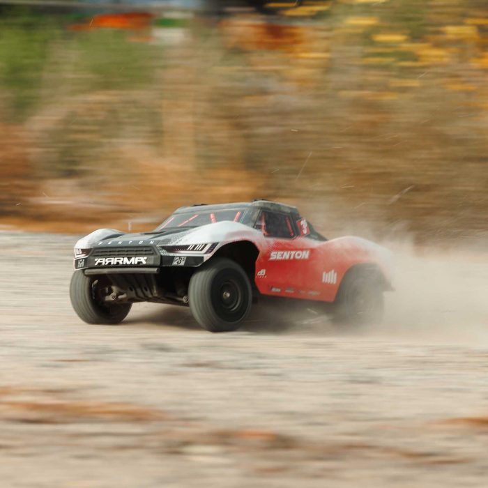 ARRMA 1/10 SENTON 223S DSC 4X4 RTR Brushless Short Course Truck, Red (without Battery - Charger) - Image 11
