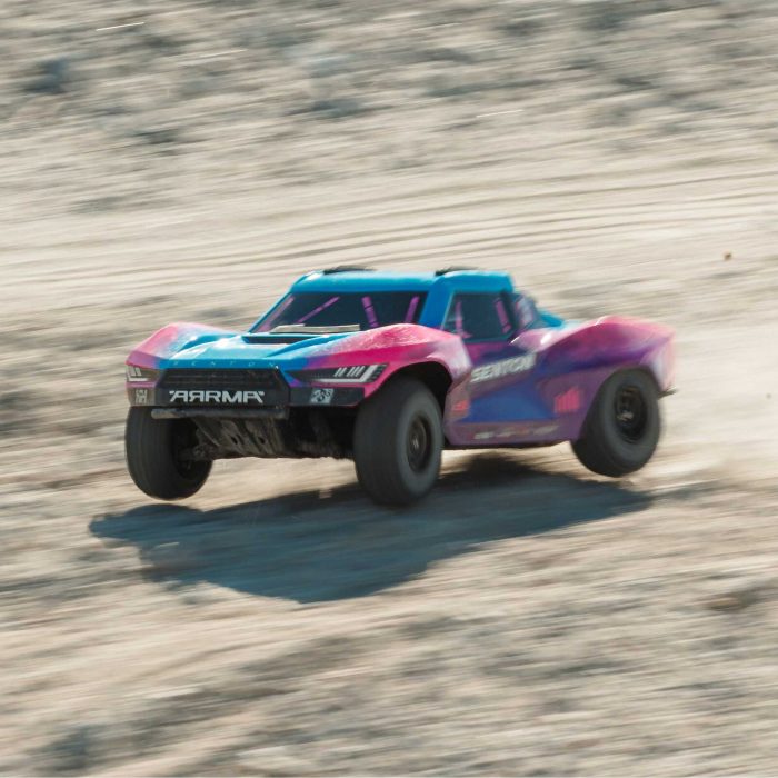 ARRMA 1/10 SENTON 223S DSC 4X4 RTR Brushless Short Course Truck, Blue (without Battery - Charger) - Image 7