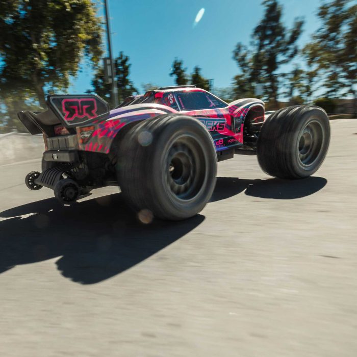 ARRMA 1/10 VORTEKS 223S DSC 4X4 RTR Brushless Stadium Truck, Purple (without Battery - Charger) - Image 13