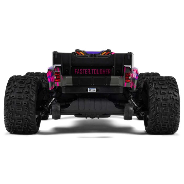 ARRMA 1/10 VORTEKS 223S DSC 4X4 RTR Brushless Stadium Truck, Purple (without Battery - Charger) - Image 17