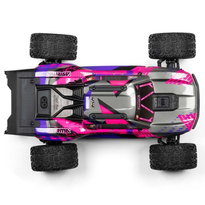 ARRMA 1/10 VORTEKS 223S DSC 4X4 RTR Brushless Stadium Truck, Purple (without Battery - Charger) - Image 19