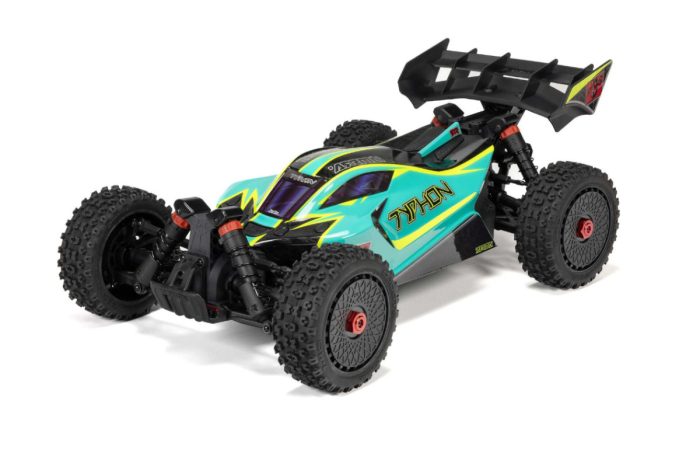 ARRMA 1/8 TYPHON 223S DSC 4X4 RTR Brushless Buggy, Green (without Battery - Charger)