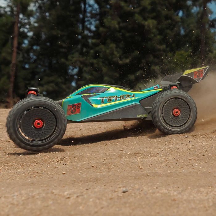 ARRMA 1/8 TYPHON 223S DSC 4X4 RTR Brushless Buggy, Green (without Battery - Charger) - Image 2