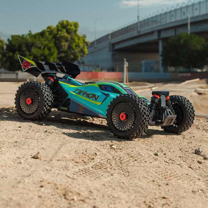 ARRMA 1/8 TYPHON 223S DSC 4X4 RTR Brushless Buggy, Green (without Battery - Charger) - Image 4