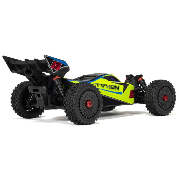 ARRMA 1/8 TYPHON 223S DSC 4X4 RTR Brushless Buggy, Yellow (without Battery - Charger) - Image 16
