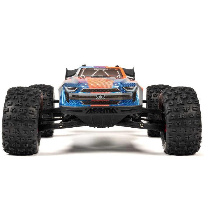 ARRMA 1/8 KRATON 6S 4X4 RTR Brushless Speed Truck, Blue/Orange (without Battery - Charger) - Image 14