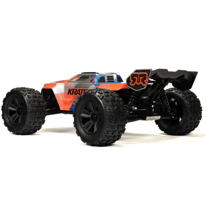 ARRMA 1/8 KRATON 6S 4X4 RTR Brushless Speed Truck, Blue/Orange (without Battery - Charger) - Image 12