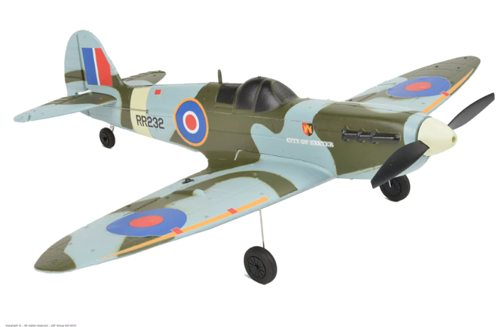 EZ-Wings Mini Spitfire MK II RTF 450mm - 1+1 Li-Po Battery - USB Charger - Image 3