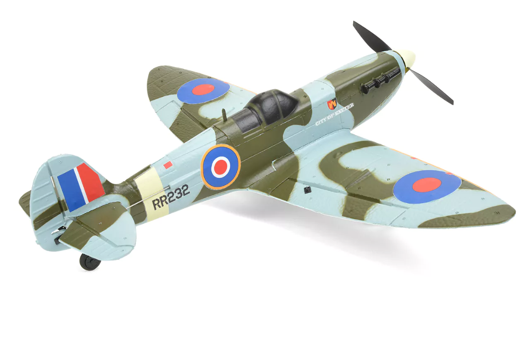 EZ-Wings Mini Spitfire MK II RTF 450mm - 1+1 Li-Po Battery - USB Charger - Image 8
