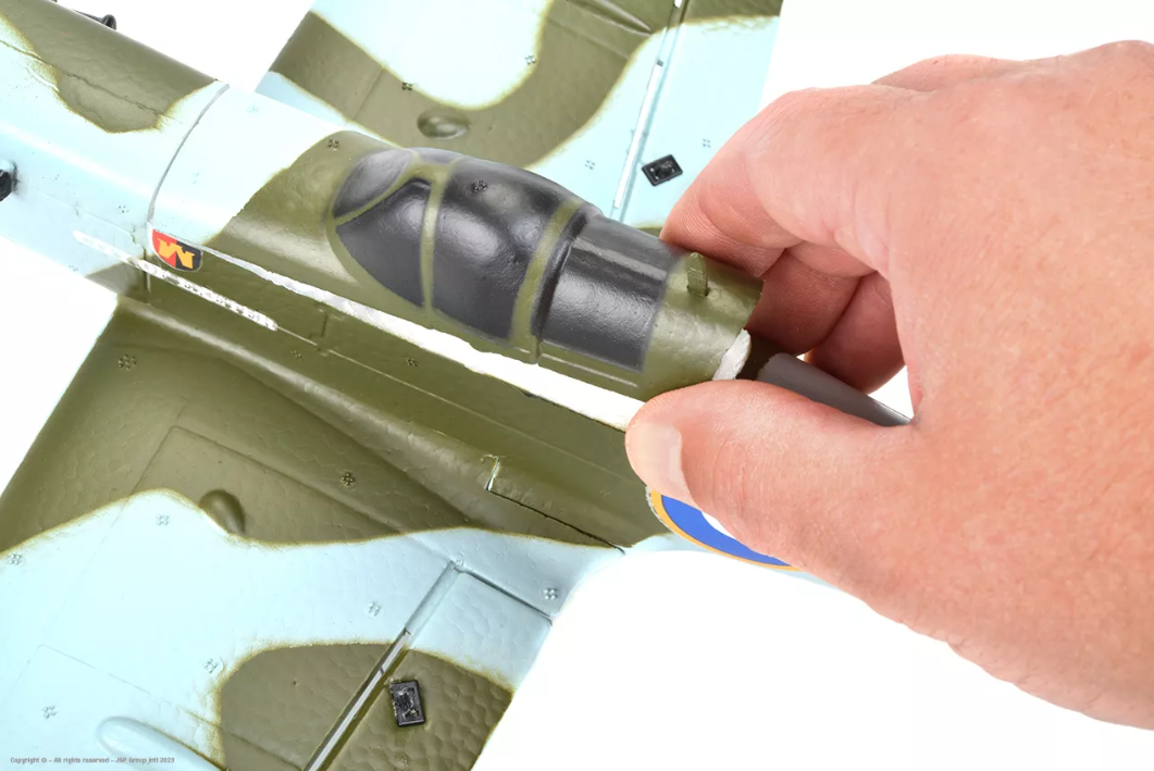 EZ-Wings Mini Spitfire MK II RTF 450mm - 1+1 Li-Po Battery - USB Charger - Image 16