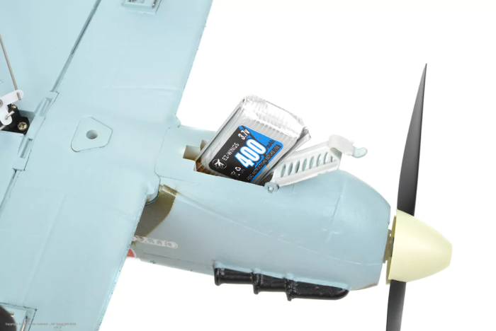 EZ-Wings Mini Spitfire MK II RTF 450mm - 1+1 Li-Po Battery - USB Charger - Image 7