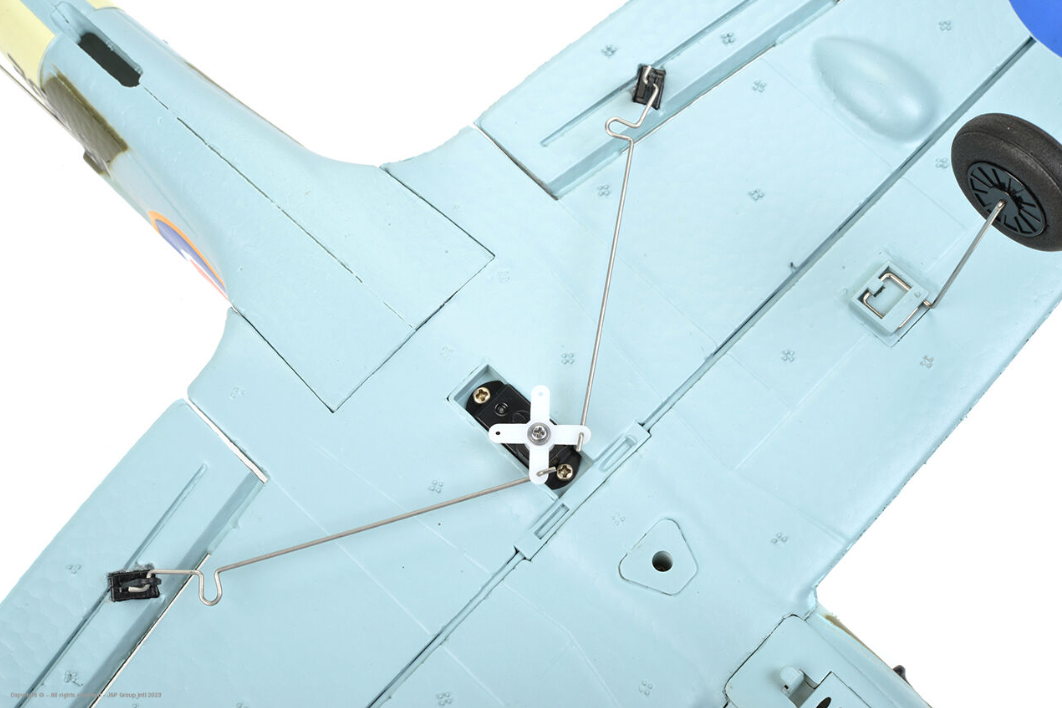 EZ-Wings Mini Spitfire MK II RTF 450mm - 1+1 Li-Po Battery - USB Charger - Image 12