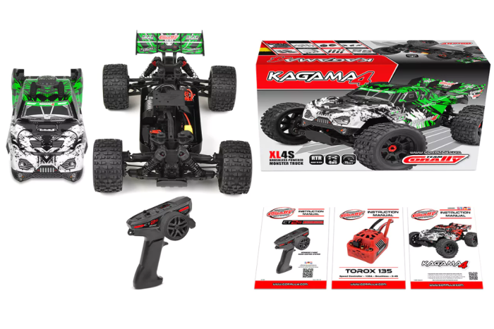 Team Corally KAGAMA 4 RTR Green Brushless Power 4S - No Battery - No Charger - Image 12