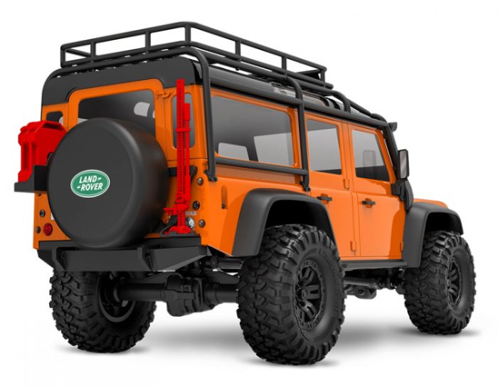 TRAXXAS TRX-4M 1/18 Land Rover Defender Crawler Orange RTR - Image 3