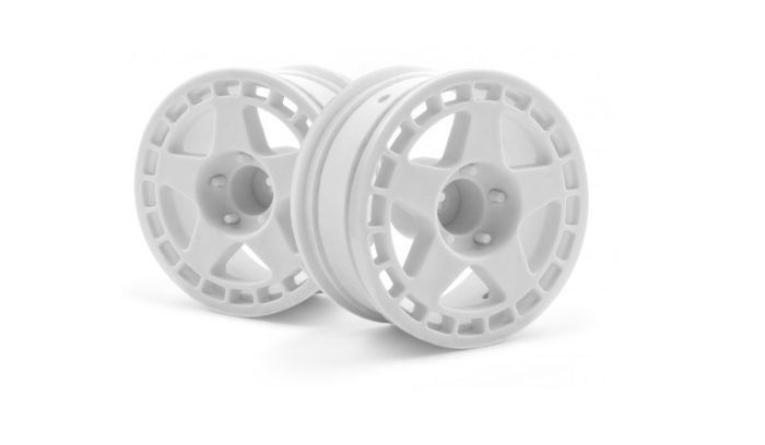 HPI FIFTEEN52 TURBOMAC 26MM 9MM OFFSET (WHITE-2PCS) 160206