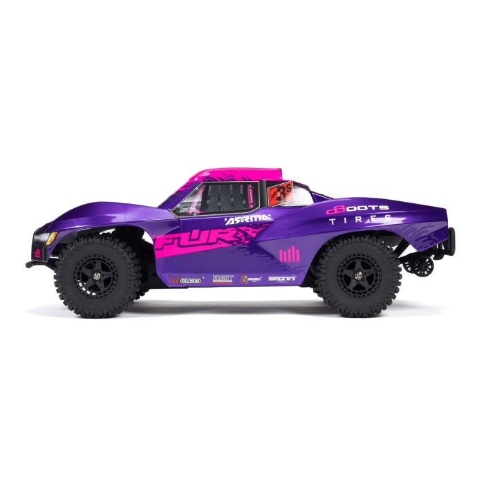 ARRMA 1/10 FURY 223S DSC 2WD RTR Brushless Short Course Truck, Purple (without Battery-Charger) - Image 4