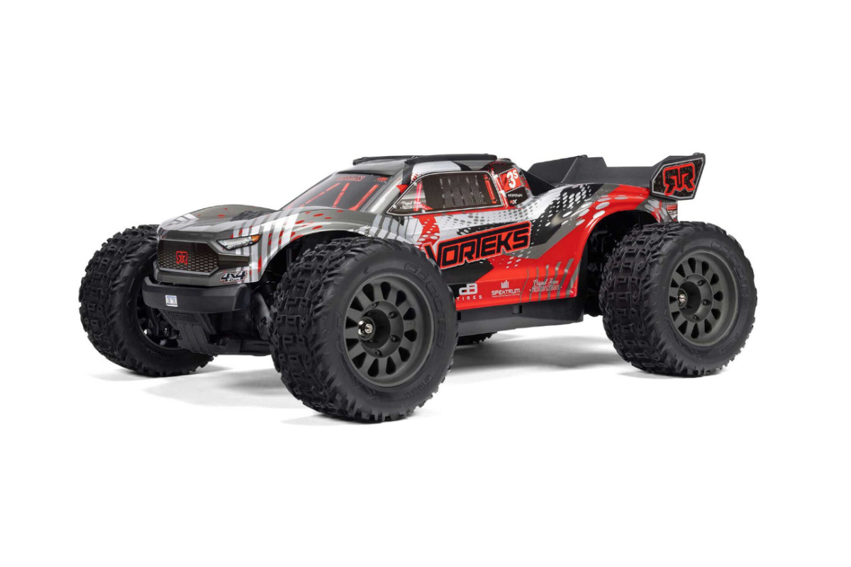 ARRMA 1/10 VORTEKS 223S DSC 4X4 RTR Brushless Stadium Truck, Red (without Battery - Charger)