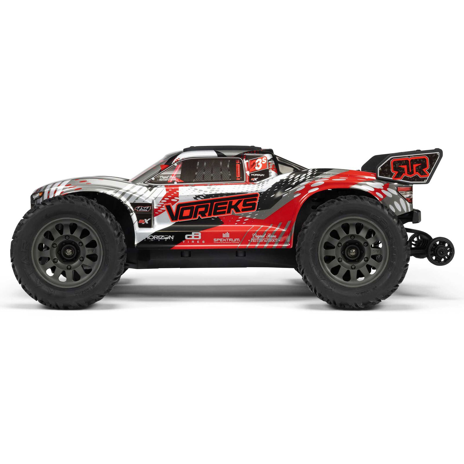 ARRMA 1/10 VORTEKS 223S DSC 4X4 RTR Brushless Stadium Truck, Red (without Battery - Charger) - Image 15