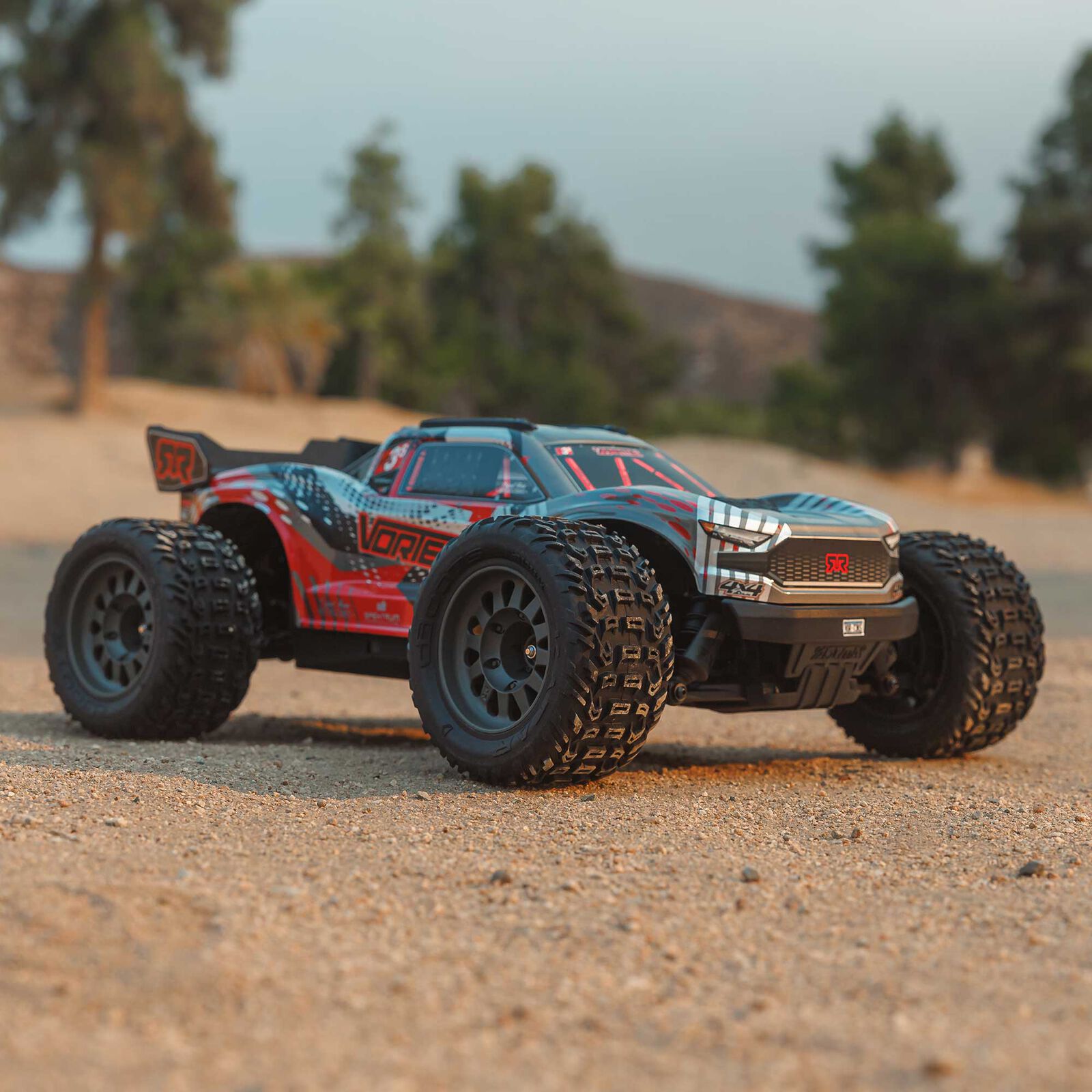 ARRMA 1/10 VORTEKS 223S DSC 4X4 RTR Brushless Stadium Truck, Red (without Battery - Charger) - Image 14