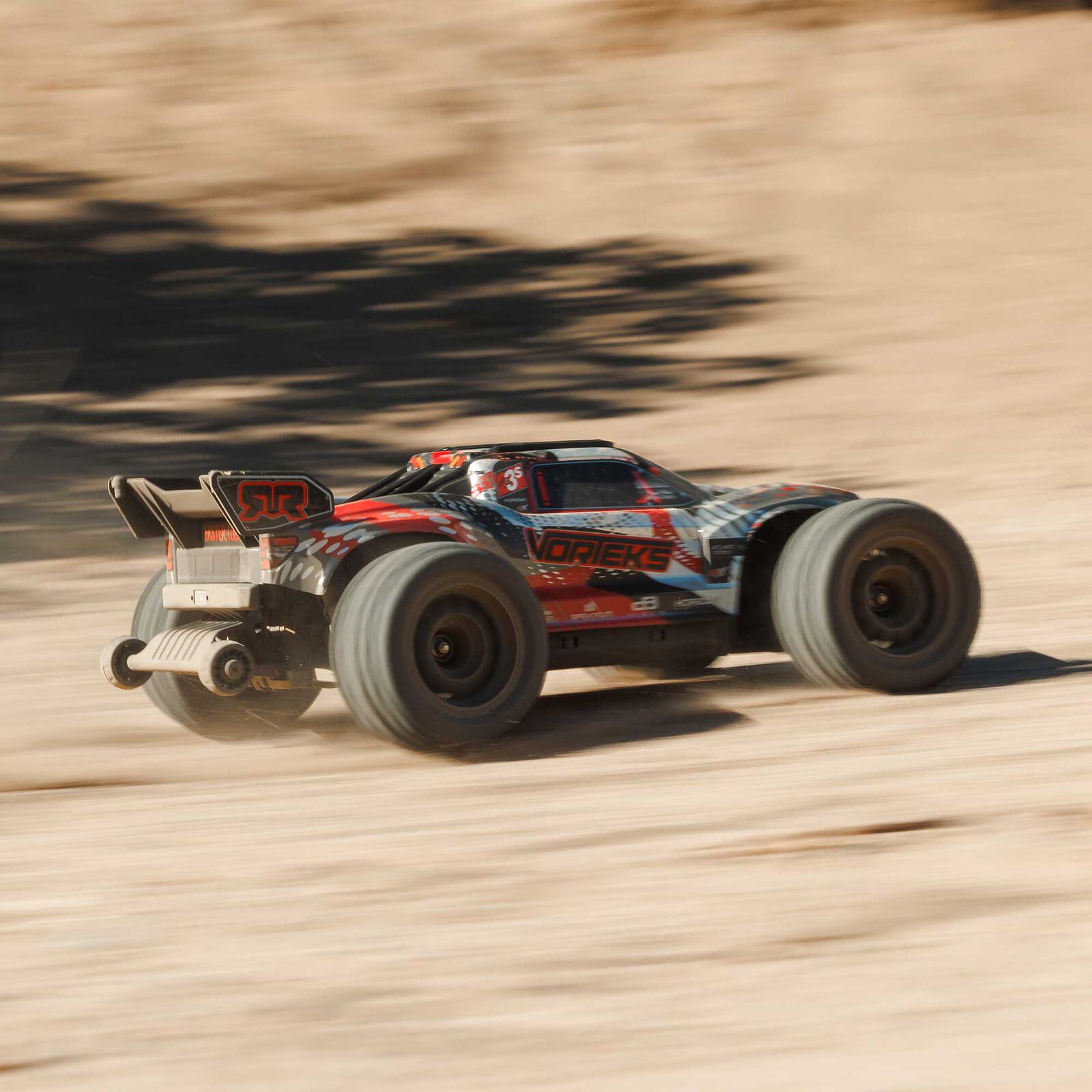 ARRMA 1/10 VORTEKS 223S DSC 4X4 RTR Brushless Stadium Truck, Red (without Battery - Charger) - Image 12