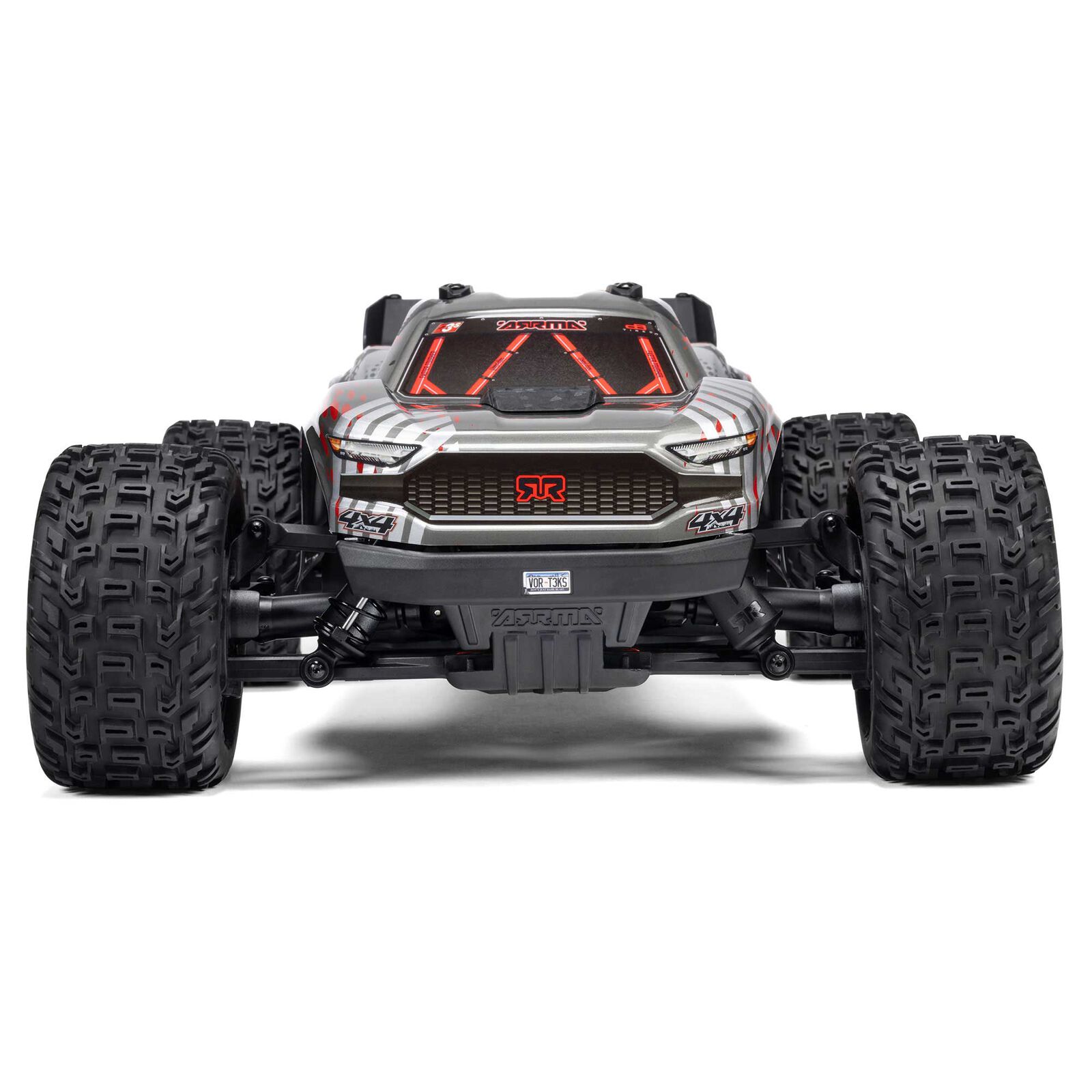 ARRMA 1/10 VORTEKS 223S DSC 4X4 RTR Brushless Stadium Truck, Red (without Battery - Charger) - Image 16