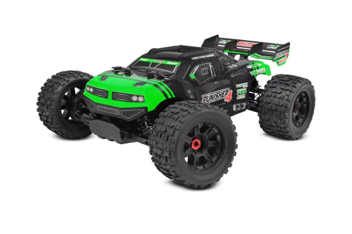 Team Corally PUNISHER 4 RTR Green Brushless Power 4S - No Battery - No Charger