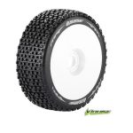 LOUISE Tire & Wheel B-PIRATE 1/8 Buggy Soft White (2) LT3126SW